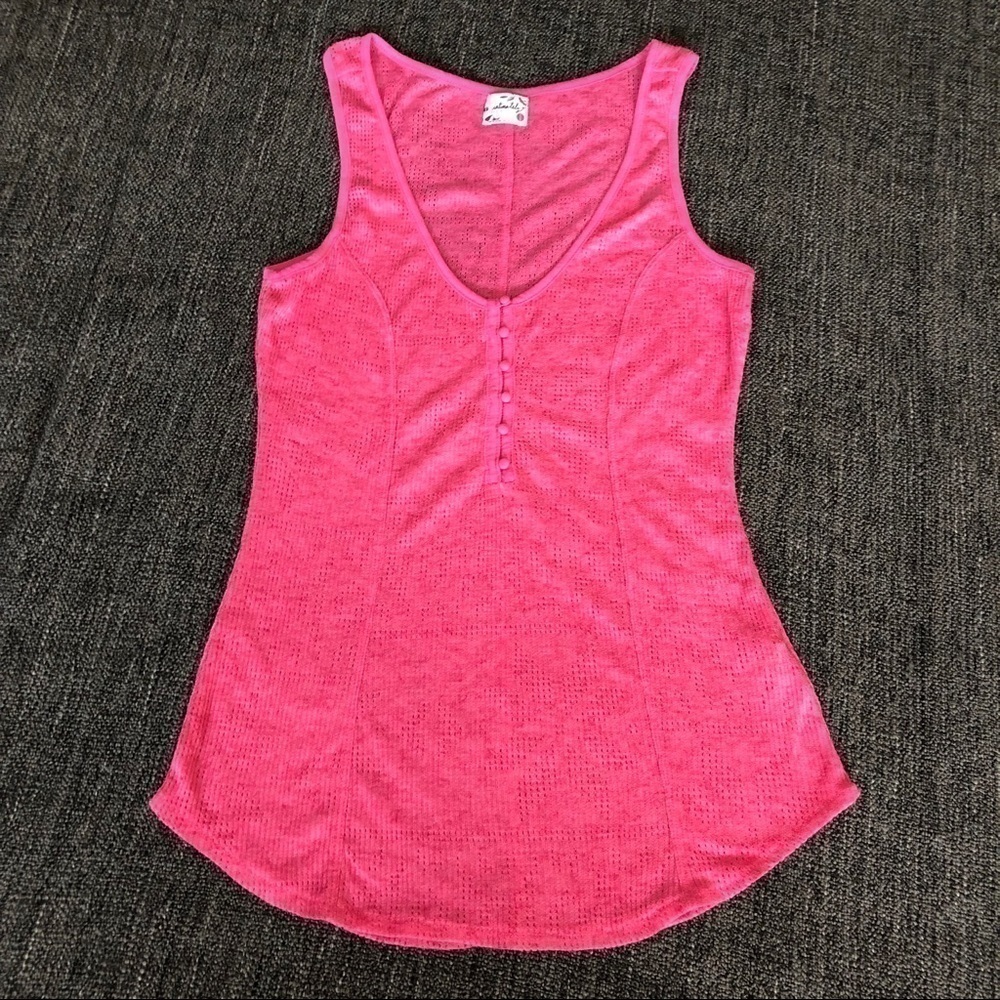 Intimately Free People Henley tank top